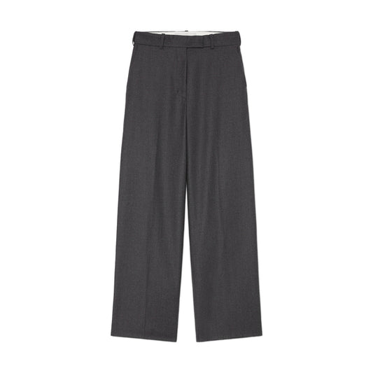 Tailored Wide-Leg Trousers - Wylde Grey