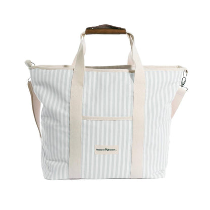 The Cooler Tote Bag - Sage Stripe - Wylde Grey