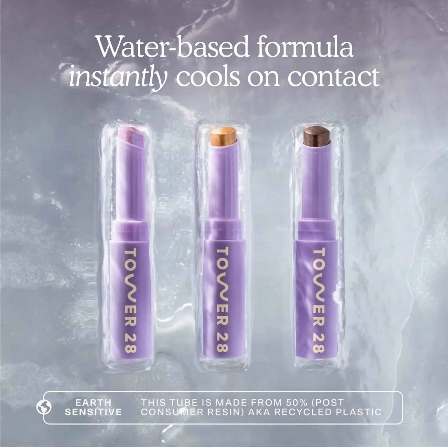 Tower 28 Beauty GoGo Cooling Shimmer Eyeshadow Stick