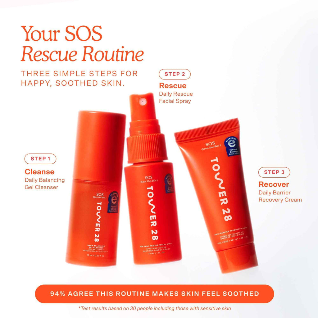 Tower 28 SOS 3-Step Skincare Set