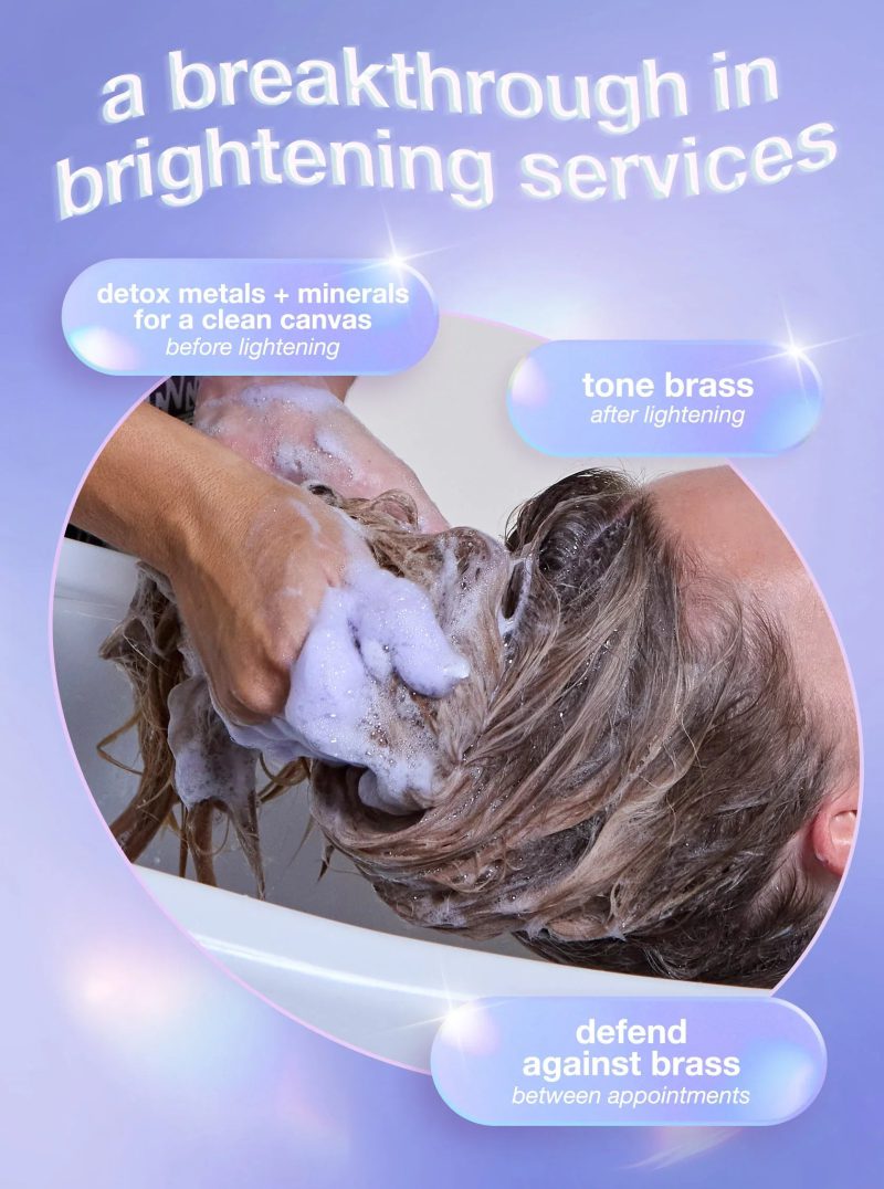 K18 TripleBright oxidation defense purple shampoo