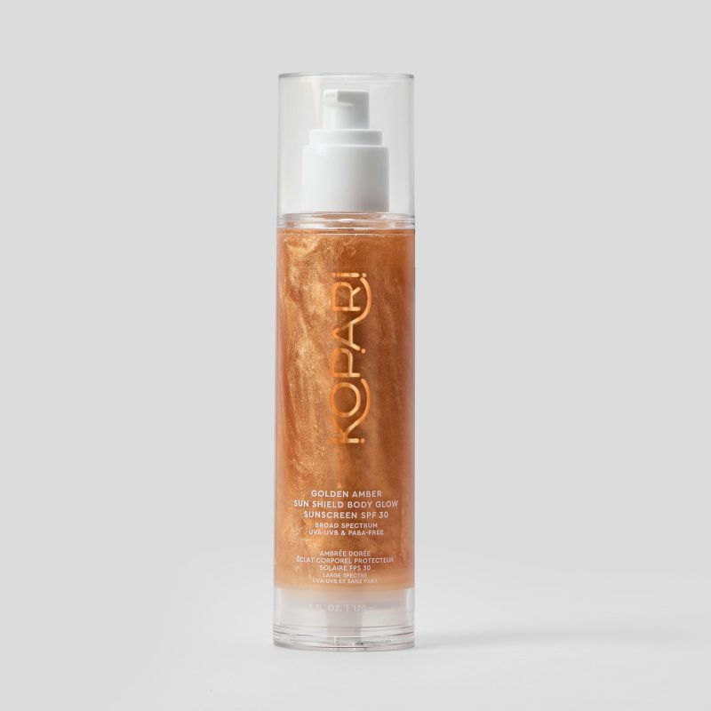 Kopari Golden Amber Sun Shield Body Glow Sunscreen SPF 30