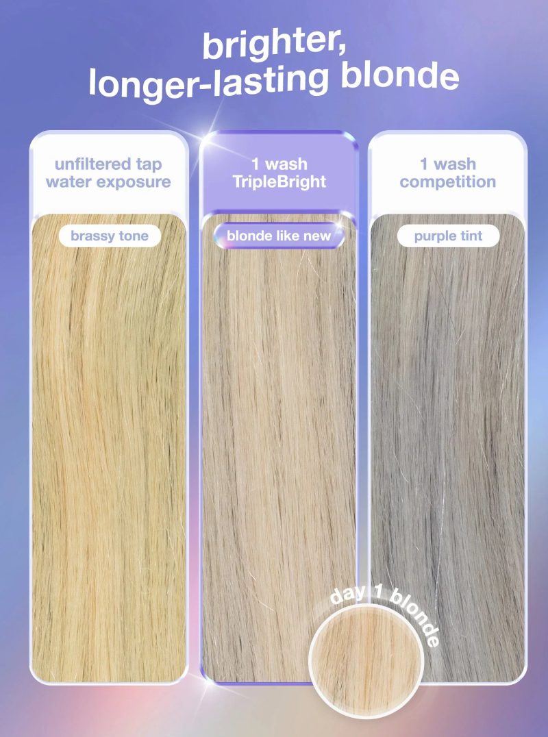K18 TripleBright oxidation defense purple shampoo