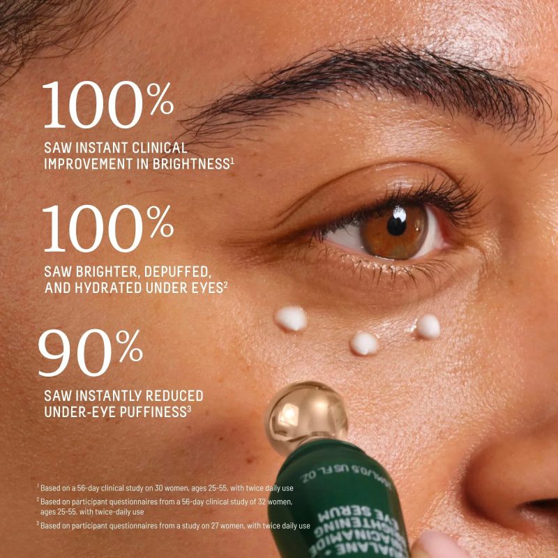Biossance Squalane + 5% Niacinamide Brightening Eye Serum