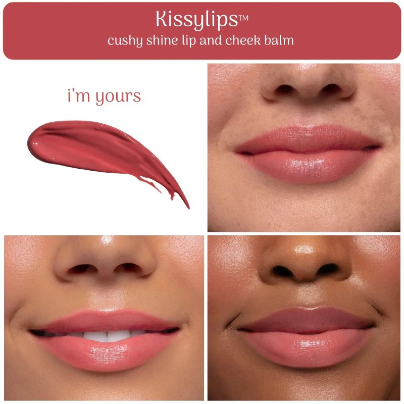 Kissylips Cushy Shine Lip and Cheek Balm™ “I’m Yours” (rose nude)