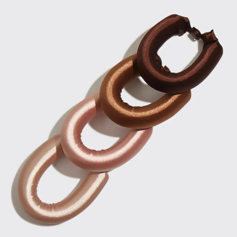 Kitsch Rosewood Jumbo Satin Flexi Rods 4pc Set