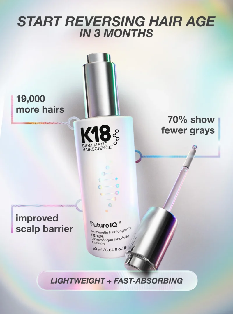 K18 Biomimetic Hairscience FutureIQ™ Hair Longevity Serum for Graying, Thinning, & Scalp Aging