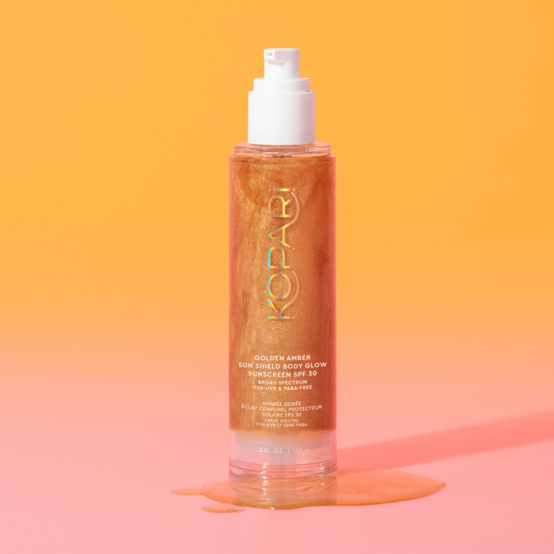Kopari Golden Amber Sun Shield Body Glow Sunscreen SPF 30