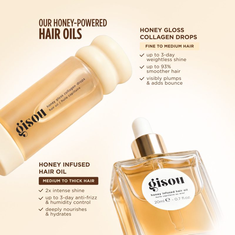 Honey Gloss Collagen Drops Hair Oil
