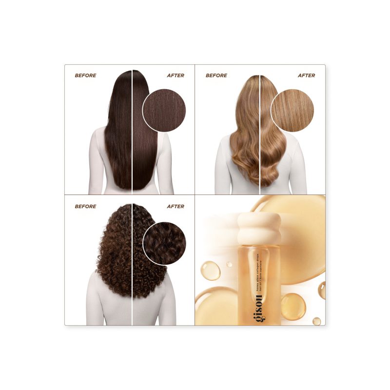 Honey Gloss Collagen Drops Hair Oil