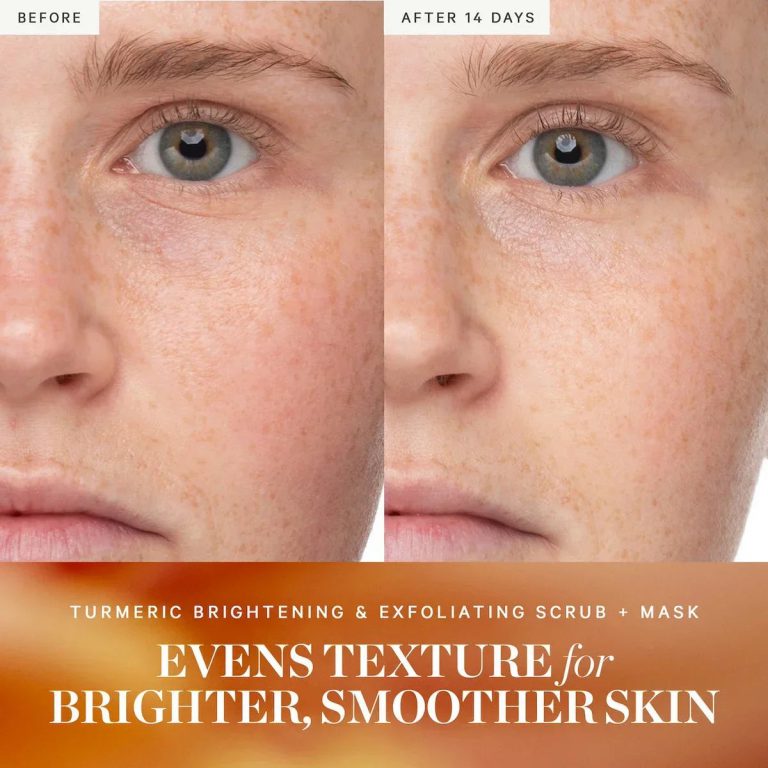 KORA Organics Turmeric Brightening & Exfoliating Scrub + Mask