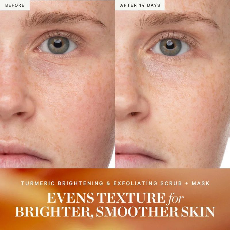 KORA Organics Turmeric Brightening & Exfoliating Scrub + Mask