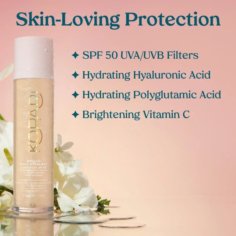 Kopari Sunglaze Sheer Setting Mist Sunscreen SPF 50