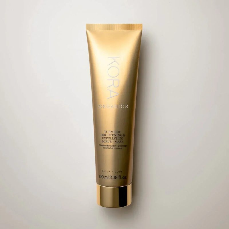 KORA Organics Turmeric Brightening & Exfoliating Scrub + Mask