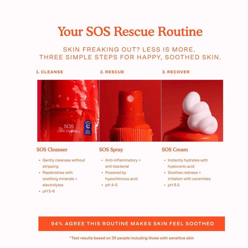 Tower 28 SOS 3-Step Skincare Set
