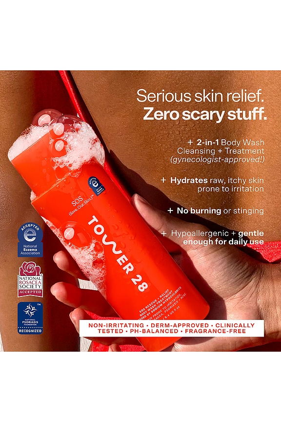 Tower 28 SOS Rescue + Relief Body Wash Treatment