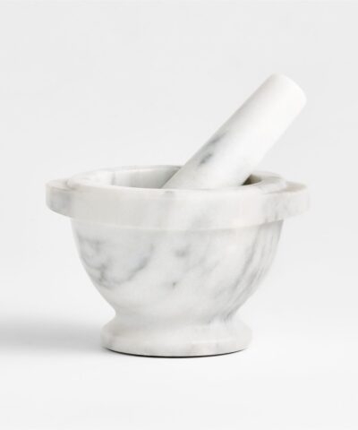 French Kitchen Marble Mortar and Pestle